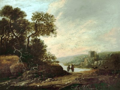 Landscape with Castle Ruins by Abraham Blommaert