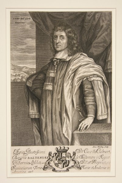 Cecilius Calvert, 2nd Baron of Baltimore by Abraham Blooteling