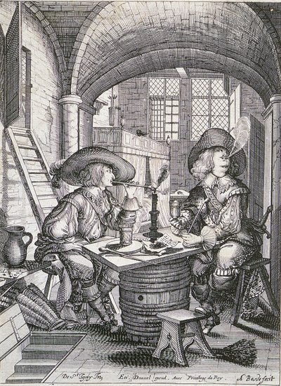 The Smokers by Abraham Bosse