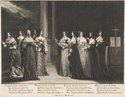 The Wise Virgins Refuse Oil to the Foolish Virgins by Abraham Bosse