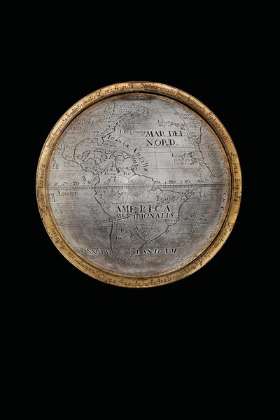 Two Exceptional Terrestrial and Celestial Globes, Supported by Hercules and Atlas, Augsburg, 1697-99 by Abraham Drentwett