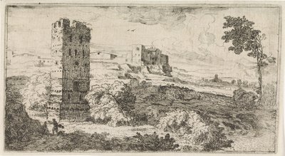 Landscape with Square Tower by Abraham Genoels