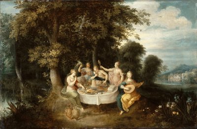 The Five Senses by Abraham Govaerts