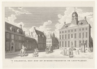 Town Hall in Leeuwarden by Abraham Jacobsz. Hulk