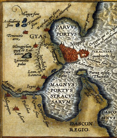 Former port of Syracuse (Sicily) - in 