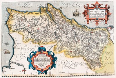 Portuguese Geography Map from 