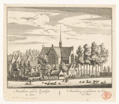 View of Amstelveen by Abraham Rademaker