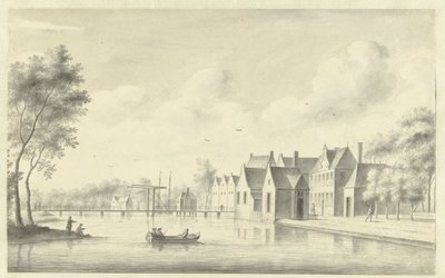 View of the Village of Nieuwersluis by Abraham Rademaker