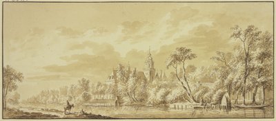 Nijenrode Castle on the Vecht by Abraham Rademaker