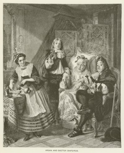 Argan and Doctor Diafoirus by Abraham Solomon