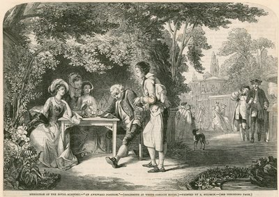 Goldsmith at the White Conduit House, Islington, London by Abraham Solomon