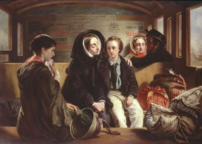Second Class - The Parting by Abraham Solomon