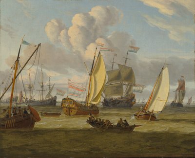 Shipping in an Estuary by Abraham Storck