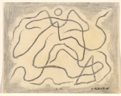 Rhythmic Lines (Abstraction) by Abraham Walkowitz