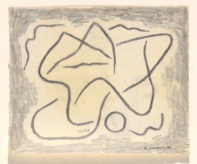 Rhythmic Lines: Abstraction by Abraham Walkowitz