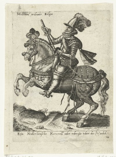 Dutch Rider-Commander by Abraham de Bruyn (attributed to)