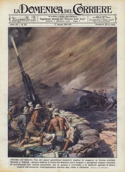 Alarm in the Desert by Achille Beltrame