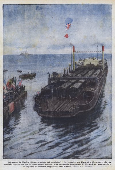 Across the Channel by Achille Beltrame