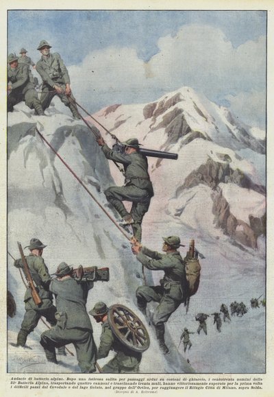 Daring Alpine Batteries by Achille Beltrame