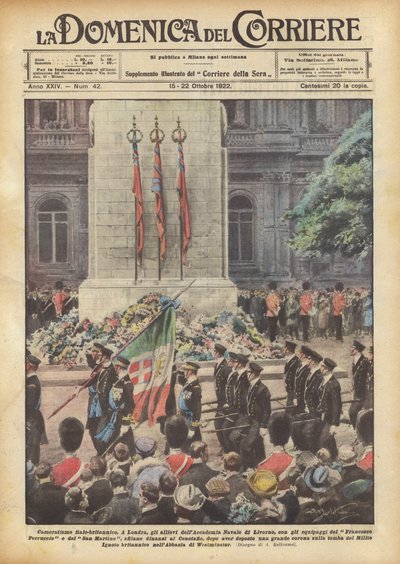 Italian-British Comradeship by Achille Beltrame