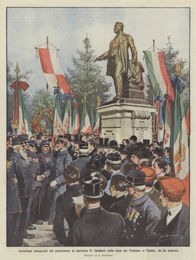 Inaugural Ceremony of the Monument to Patriot G. Candiani in the Veterans