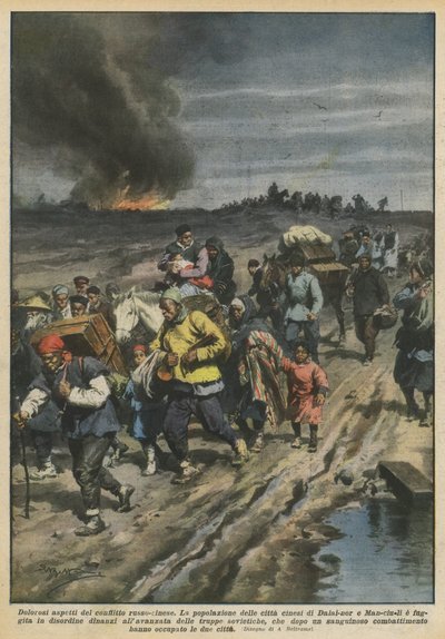 Painful Aspects of the Russo-Chinese Conflict by Achille Beltrame