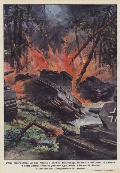 Iron Against Fire by Achille Beltrame