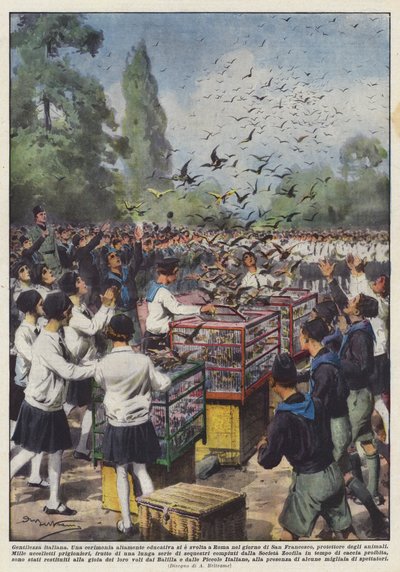 Italian Kindness by Achille Beltrame