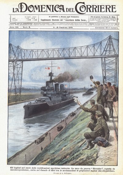 The English in the Heart of the German Maritime Fortifications by Achille Beltrame