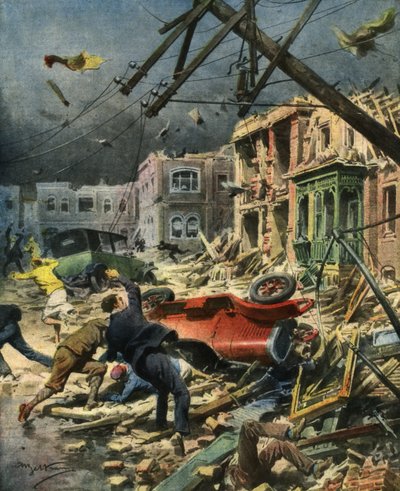 Hurricane in Florida, October 1929 by Achille Beltrame