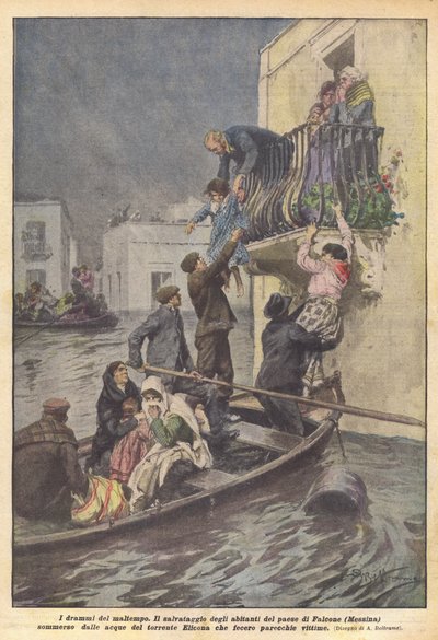 The Dramas of Bad Weather by Achille Beltrame