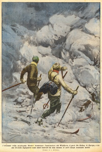 The Dramas of the Mountain by Achille Beltrame