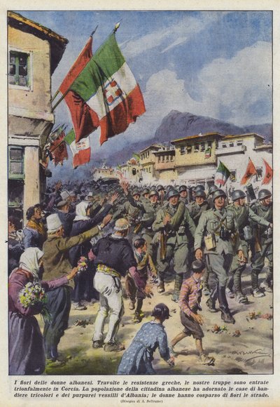 The Flowers of Albanian Women by Achille Beltrame