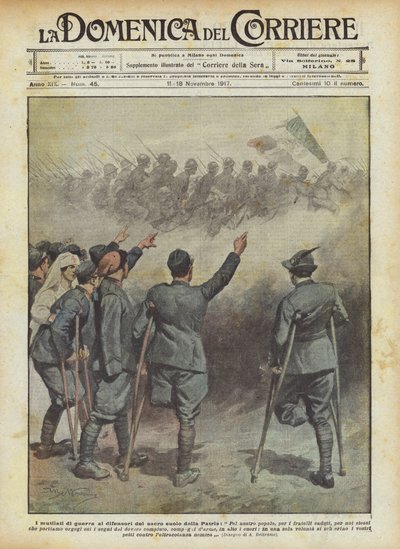 The War Mutilated to the Defenders of the Sacred Soil of the Homeland by Achille Beltrame