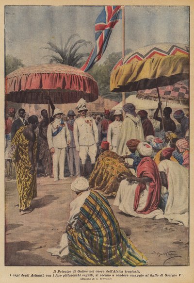The Prince of Wales in the Heart of Tropical Africa by Achille Beltrame