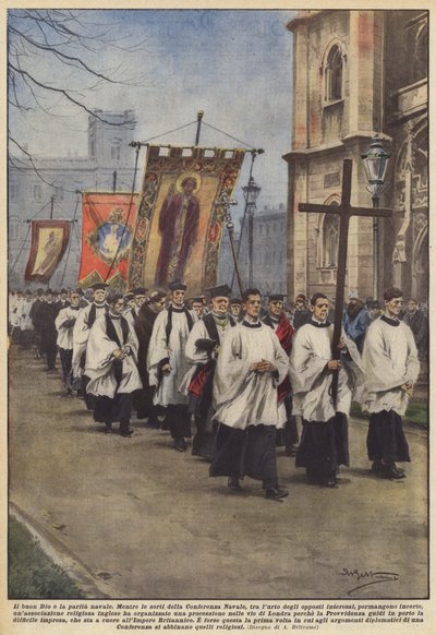 The good God and naval parity by Achille Beltrame