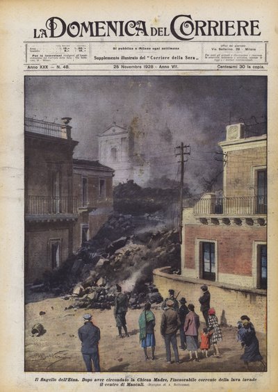 The scourge of Etna by Achille Beltrame