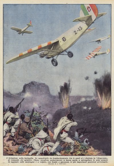 Aviation in the Battle by Achille Beltrame