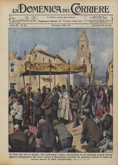 The Faith That Does Not Extinguish by Achille Beltrame