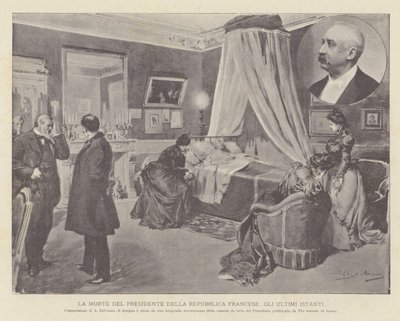 The Death of the President of the French Republic, The Last Moments by Achille Beltrame
