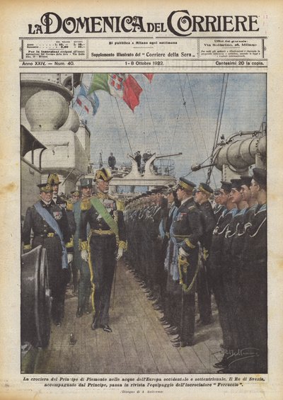 The Cruise of the Prince of Piedmont in the Waters of Western and Northern Europe by Achille Beltrame