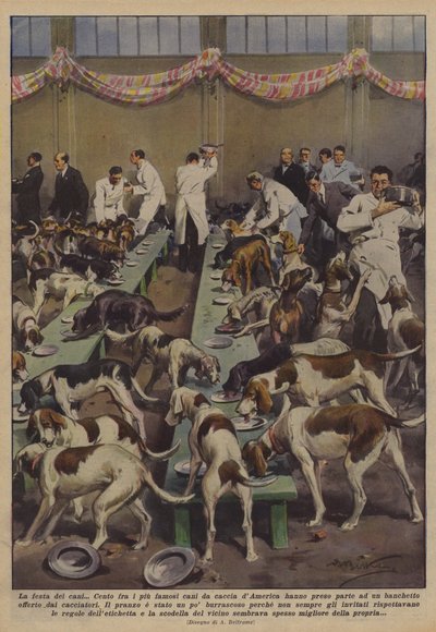 The Dog Festival by Achille Beltrame