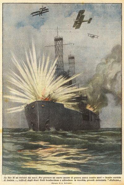 The End of a Giant of the Seas by Achille Beltrame