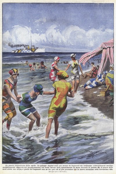 War Inspiring Fashion by Achille Beltrame