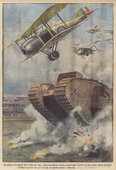 The Mock War by Achille Beltrame