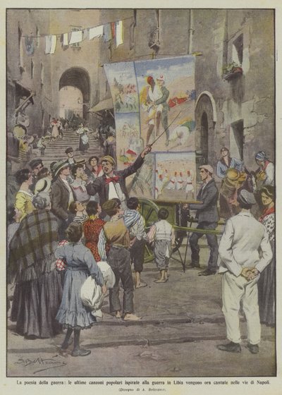 The Poetry of War, the Latest Popular Songs Inspired by the War in Libya by Achille Beltrame