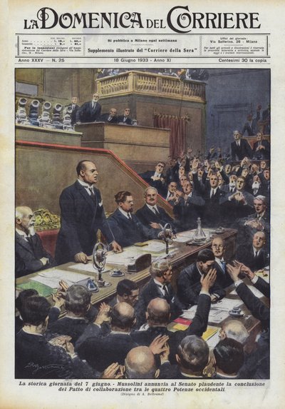 The Historic Day of June 7 by Achille Beltrame