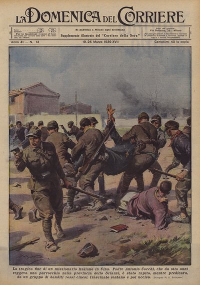 The Tragic End of an Italian Missionary in China by Achille Beltrame