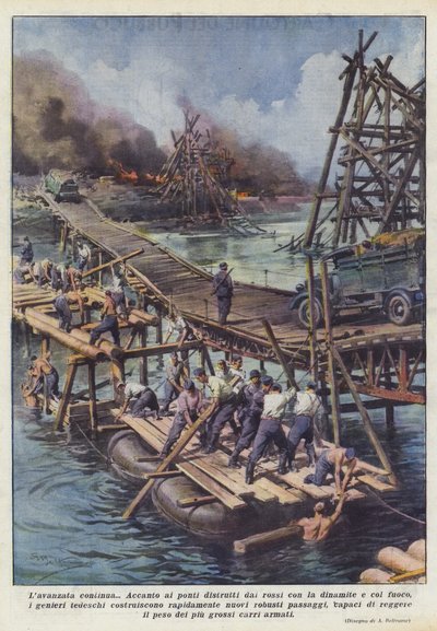 The Advance Continues by Achille Beltrame