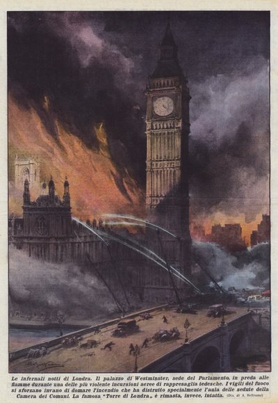 The Infernal Nights of London by Achille Beltrame